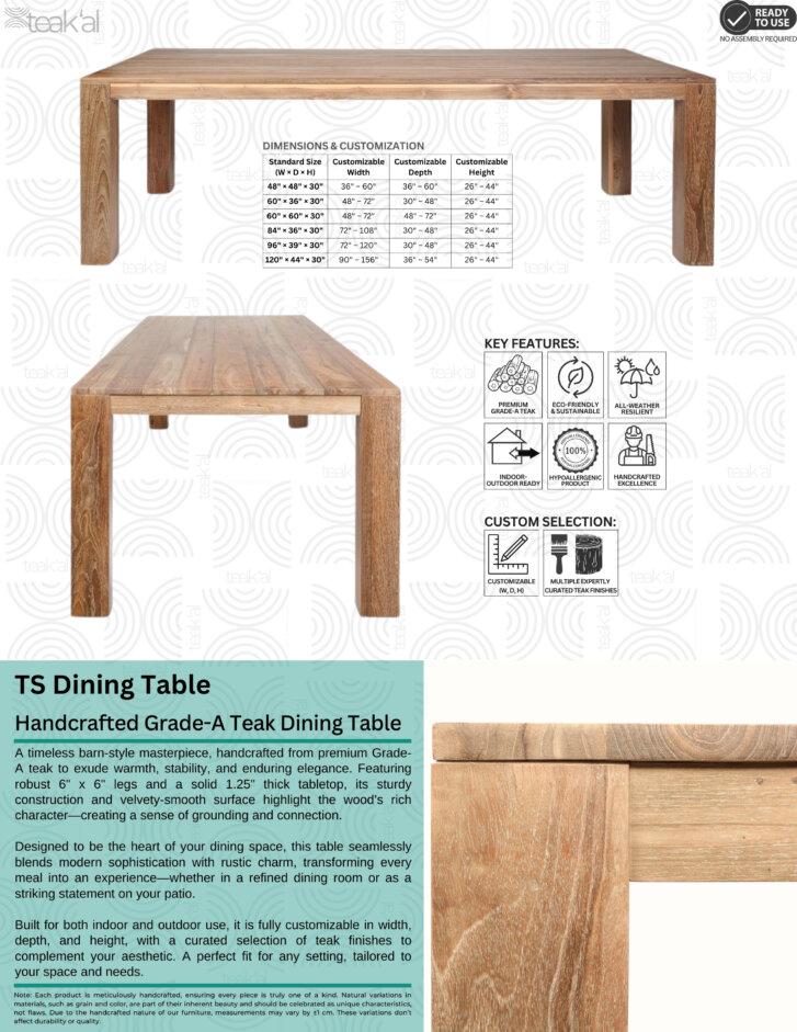 TS Dining Table - Image 2