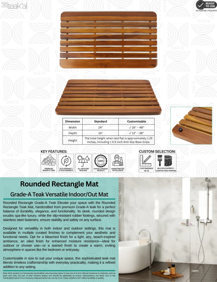 Rounded Rectangle Mat - Image 2