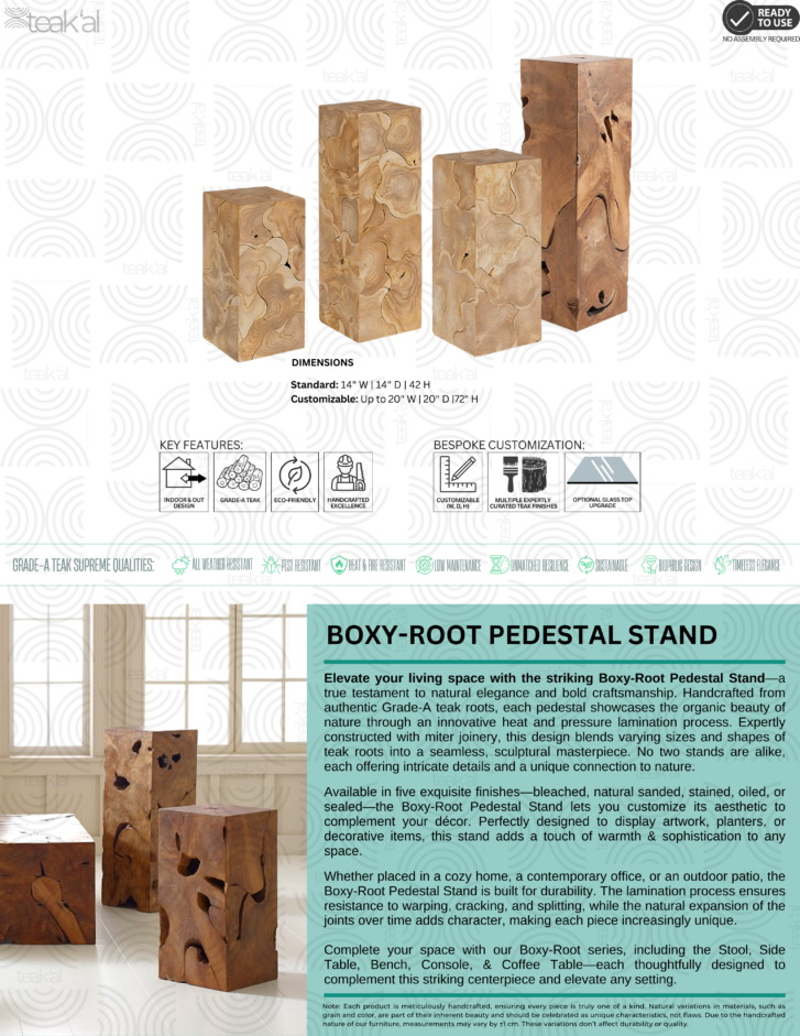 Boxy-Root Pedestal Stand - Image 2