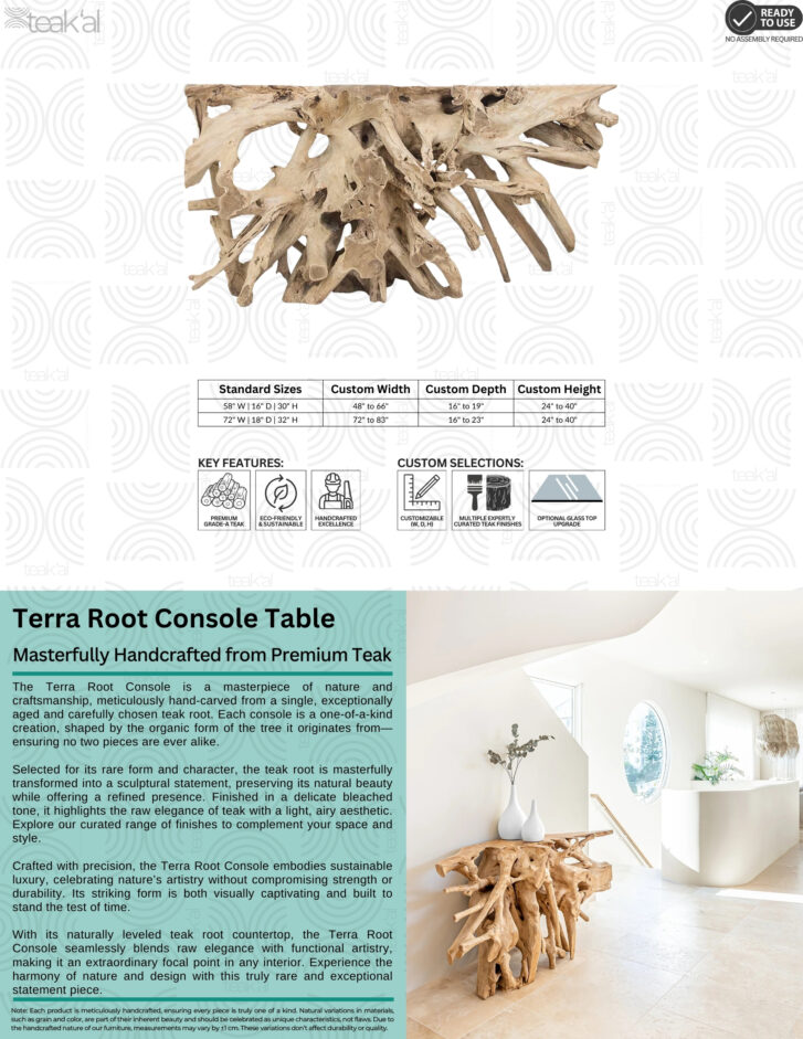 Terra Root Console Table - Image 2
