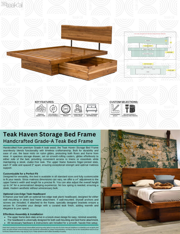 Teak Haven Storage Base - Image 2