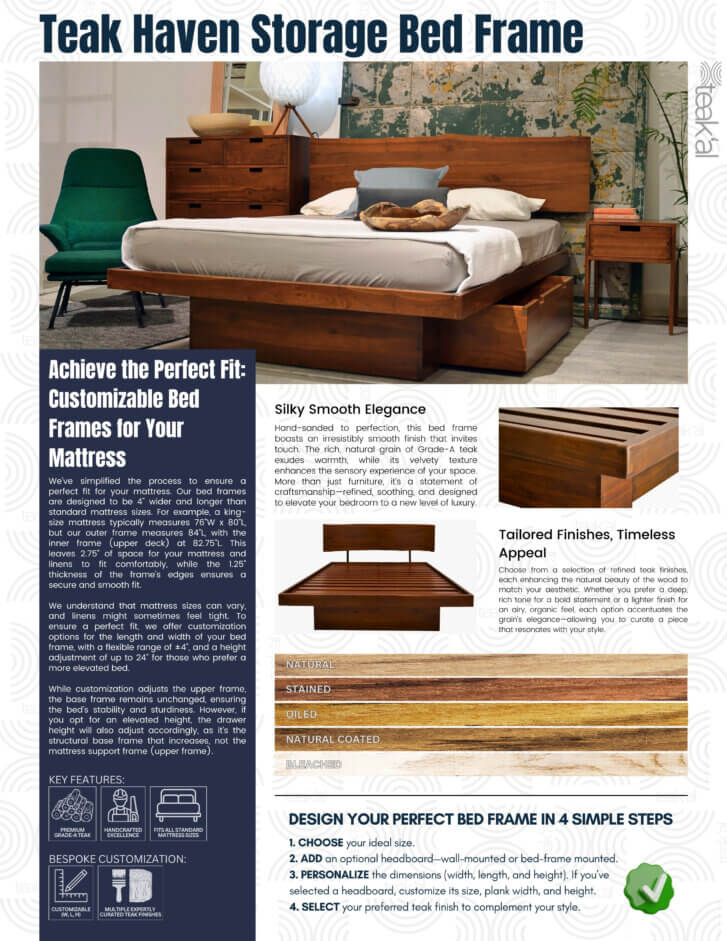 Teak Haven Storage Base - Image 3