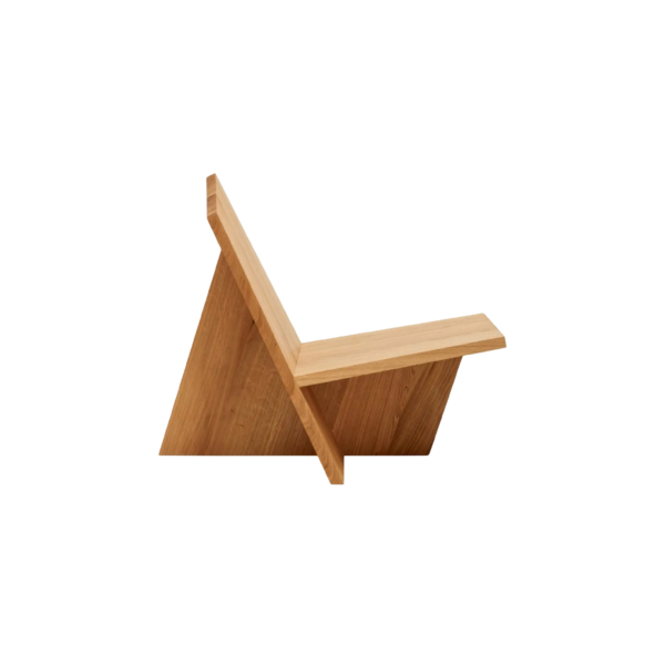 Asymmetry Teak Chair
