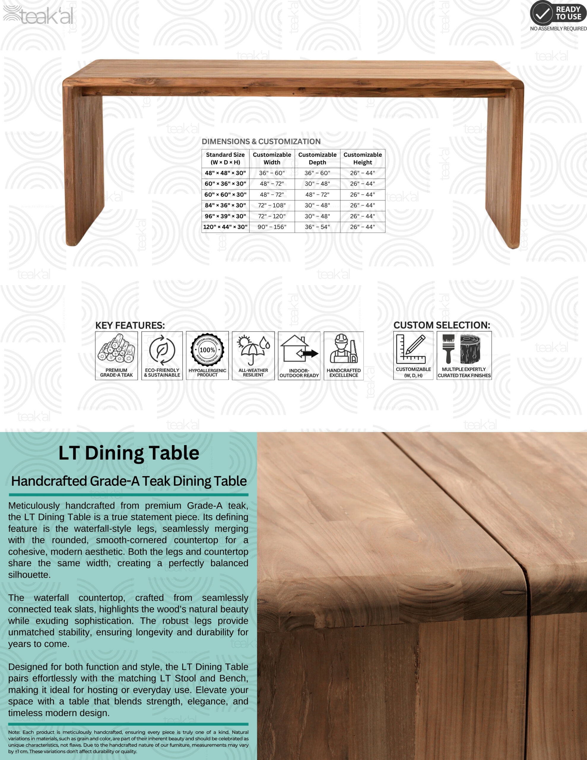 LT Dining Table - Image 2