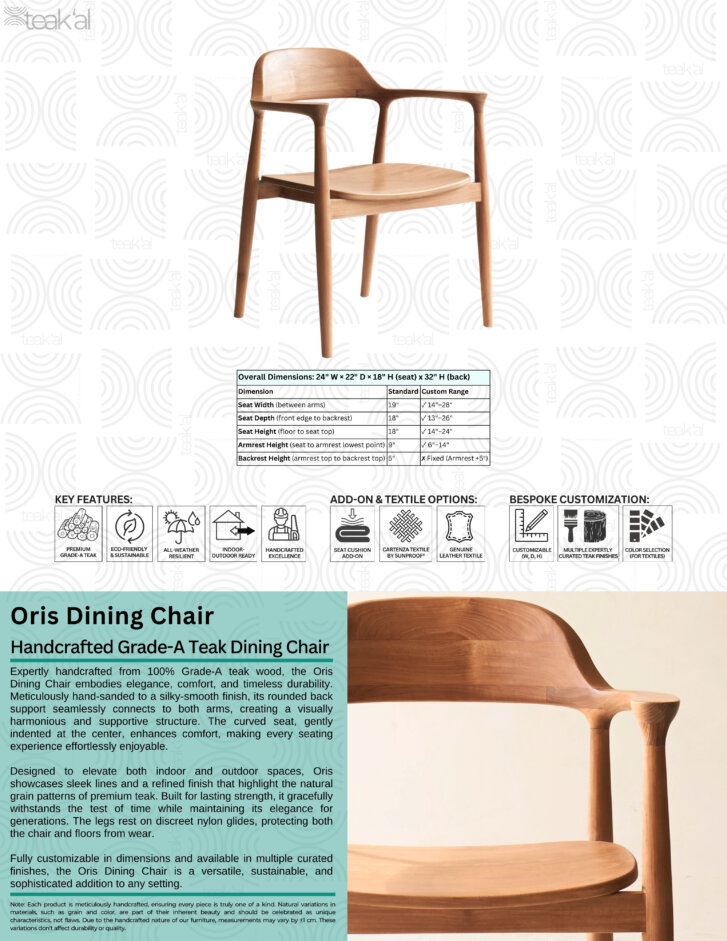 Oris Dining Chair - Image 2