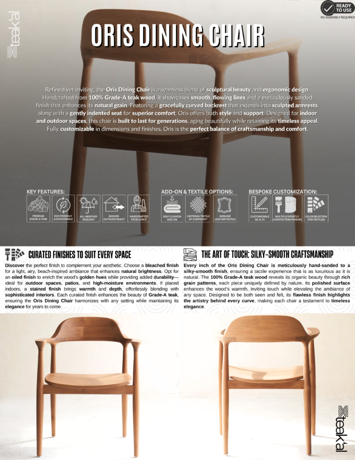 Oris Dining Chair - Image 3