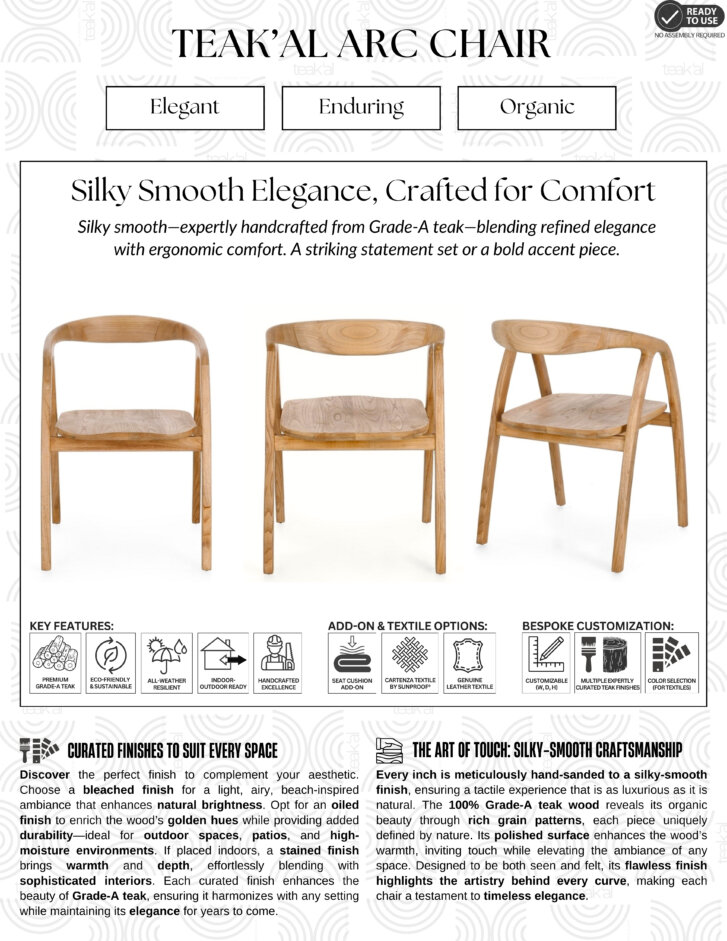 Teak’al Arc Chair - Image 3