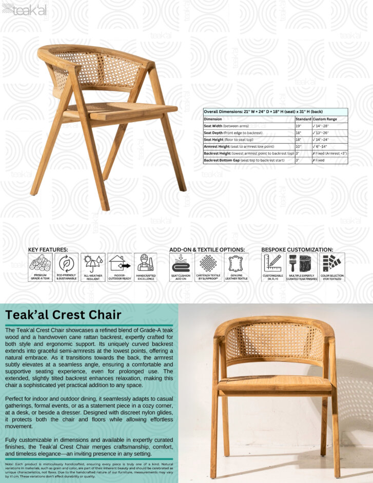 Teak’al Crest Chair - Image 2