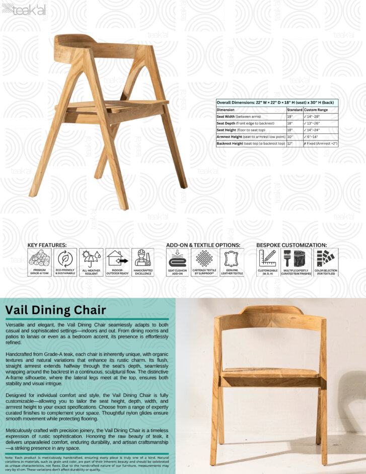Vail Dining Chair - Image 2