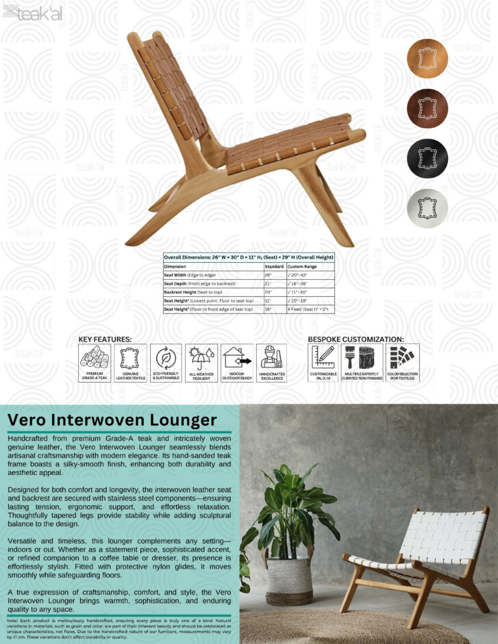 Vero Interwoven Lounger - Image 2