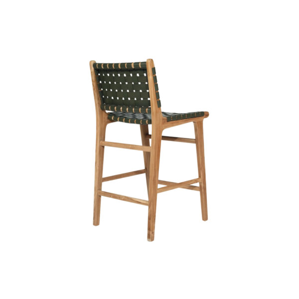 Vero Woven Barstool with Backrest