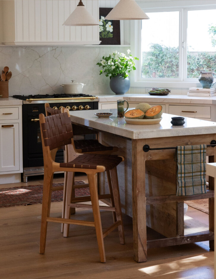 Vero Woven Barstool with Backrest - Image 3
