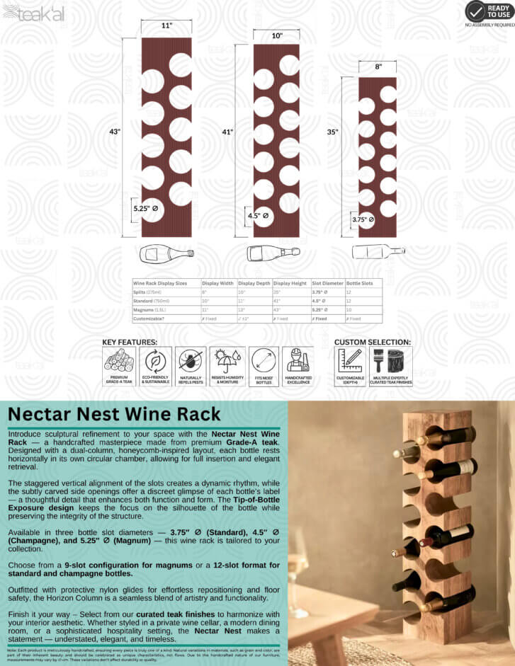 Nectar Nest Wine Rack - Image 2