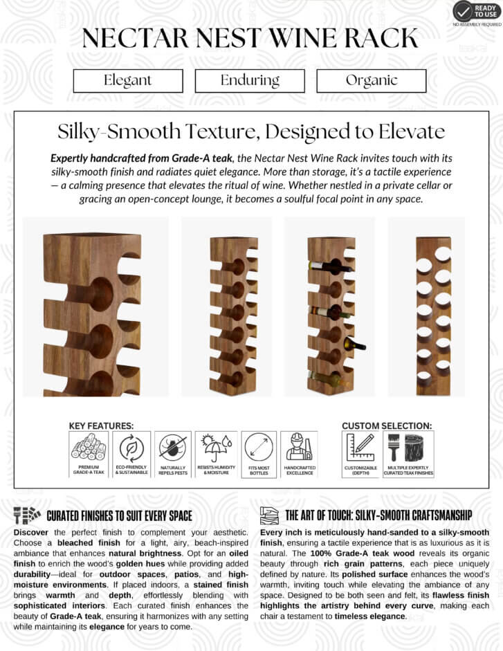 Nectar Nest Wine Rack - Image 3