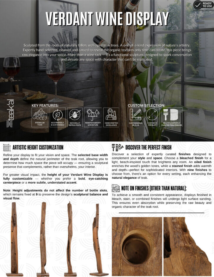 Verdant Wine Display - Image 3